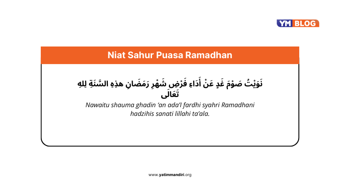 Niat Sahur Puasa Ramadhan (1)