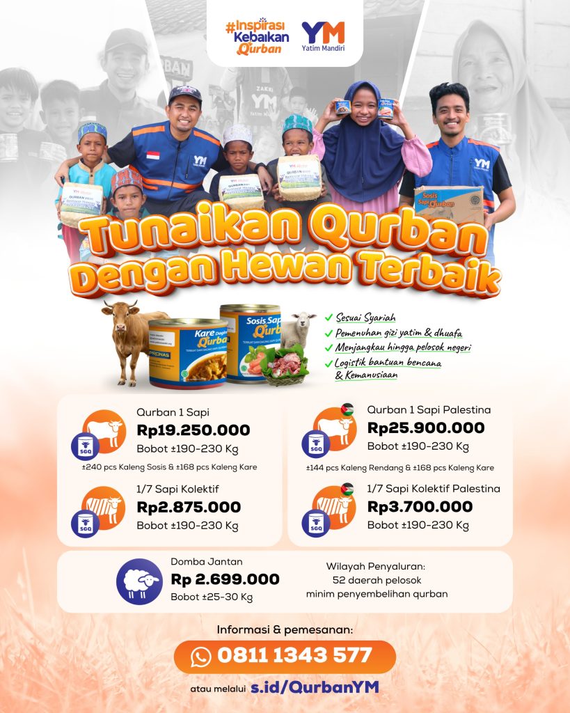 Flyer Harga Qurban Yatim Mandiri