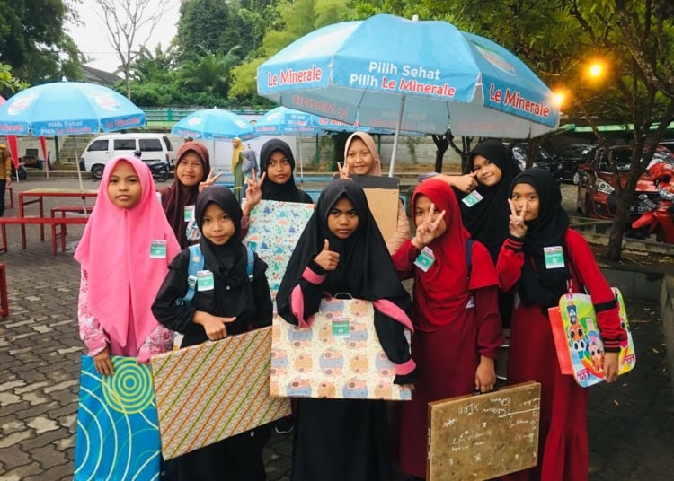Anak Binaan Yatim Mandiri Lampung Ikuti Lomba Gambar Bsi