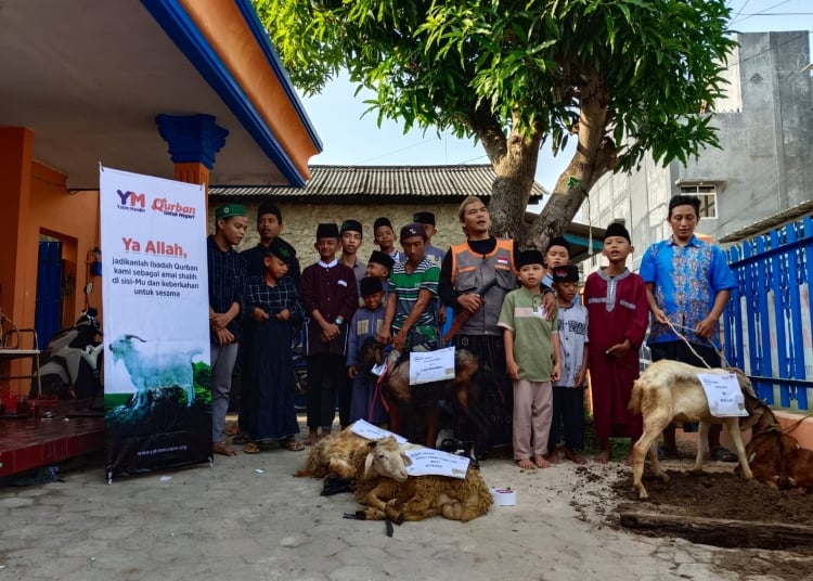 Penyembelihan Hewan Qurban Amanah Dari Donatur Yatim Mandiri Lampung