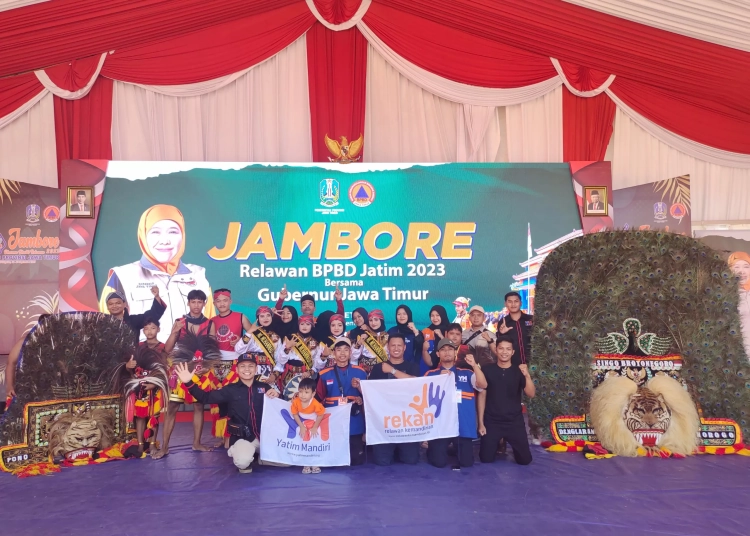 Aksi Binaan Yatim Mandiri Ponorogo Tampil Di Jambore Relawan Bpbd Jatim 