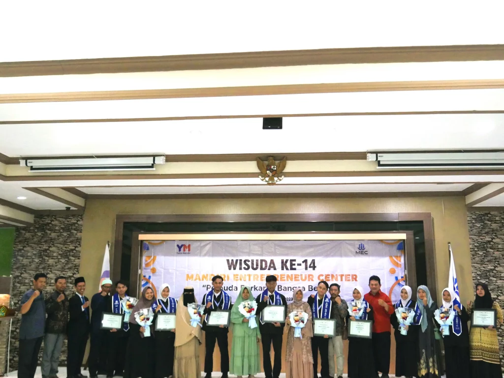 Gelar Wisuda Akbar Mandiri Entrepreneur Center Ke 14 Angkatan Xvii