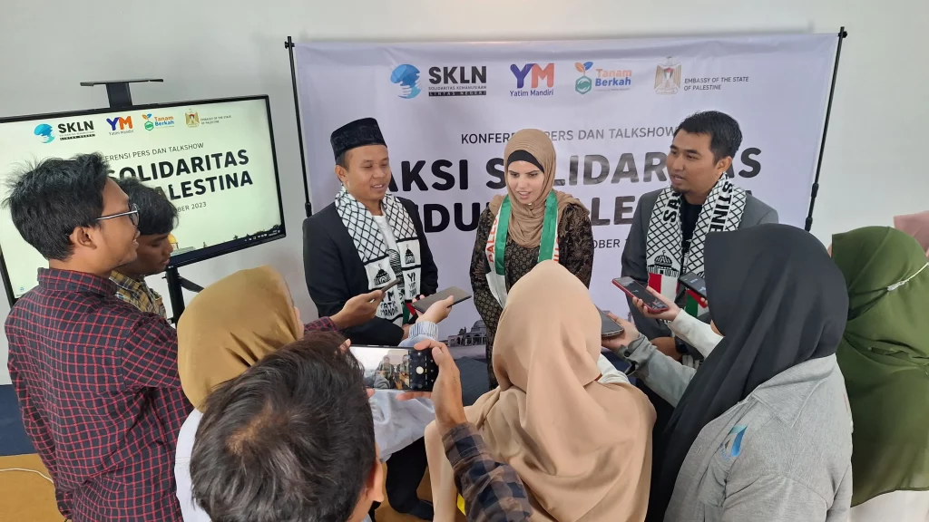 Press Conference Dan Talkshow Aksi Solidaritas Peduli Palestina