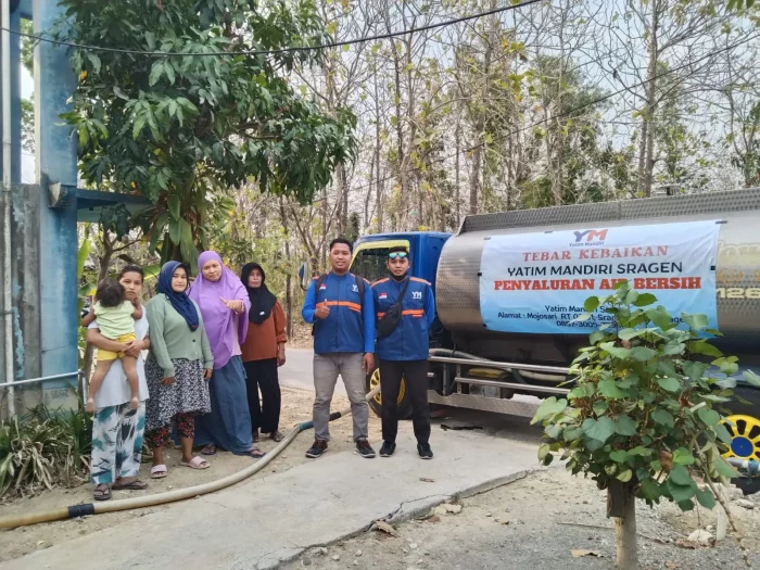 Tebar Kebaikan Air Bersih Untuk Warga Dhuafa Sragen