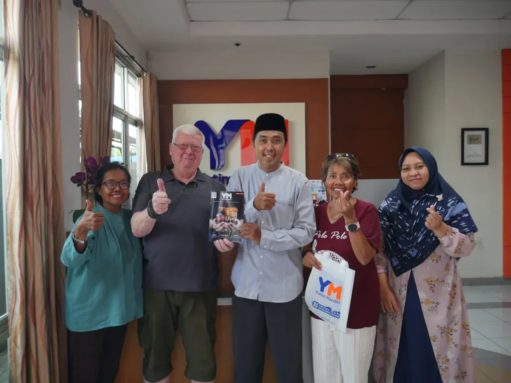 Yatim Mandiri Kedatangan Donatur Dari Swiss Bantu Pendidikan Yatim
