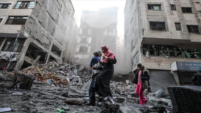 Kondisi Pemukiman Di Gaza Akibat Serangan Zionis