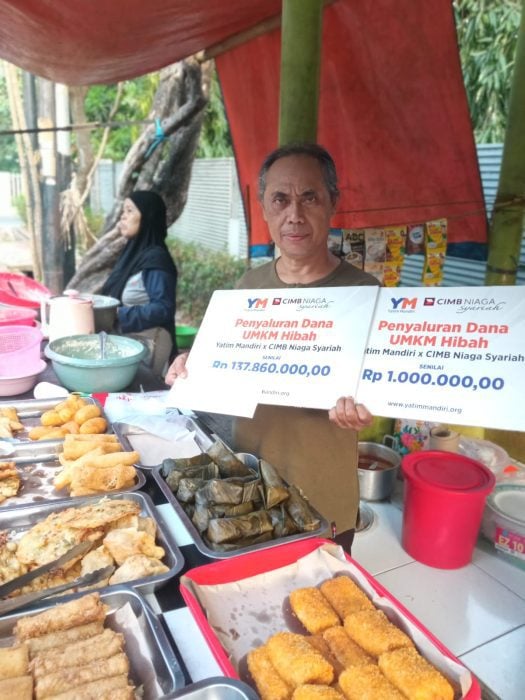 Kolaborasi Yatim Mandiri dan CIMB NIaga Syariah Dukung UMKM Jakarta Bangkit 