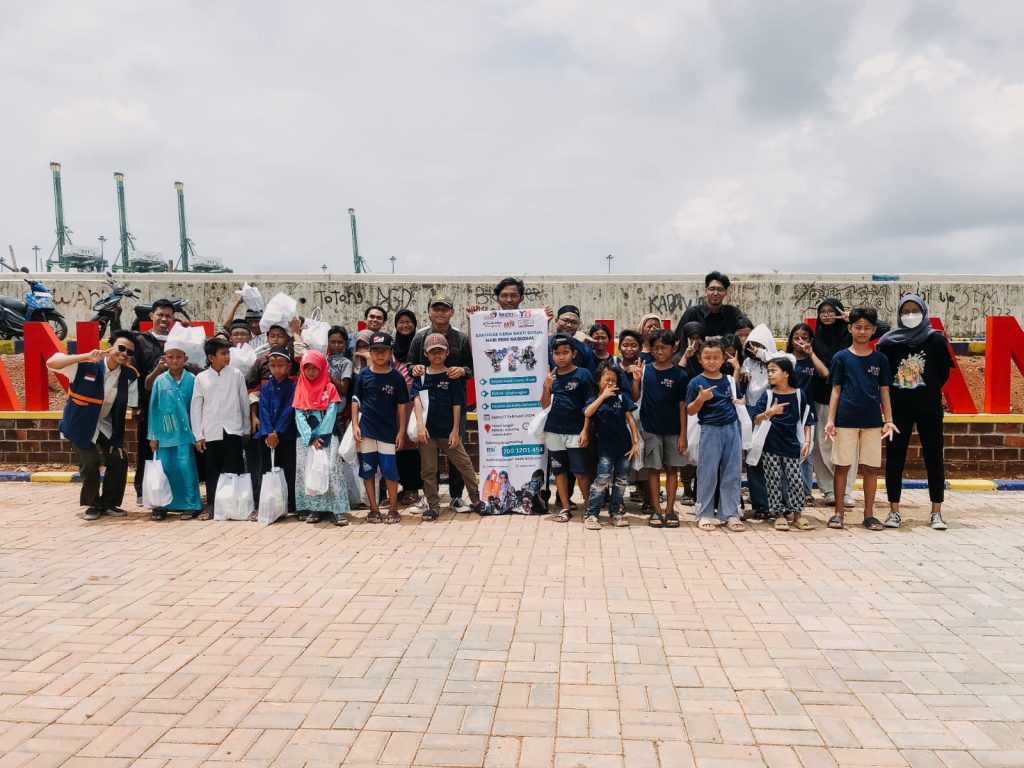 Bakti Sosial Yatim Mandiri Jakarta Bareng Komunitas Jurnalis Cilik 