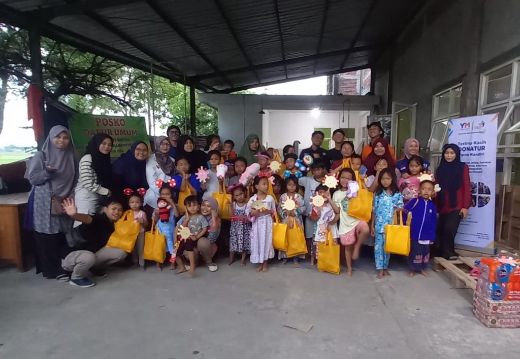 Banjir Kudus, Yatim Mandiri Kirim Bantuan Dan Adakan Psikososial