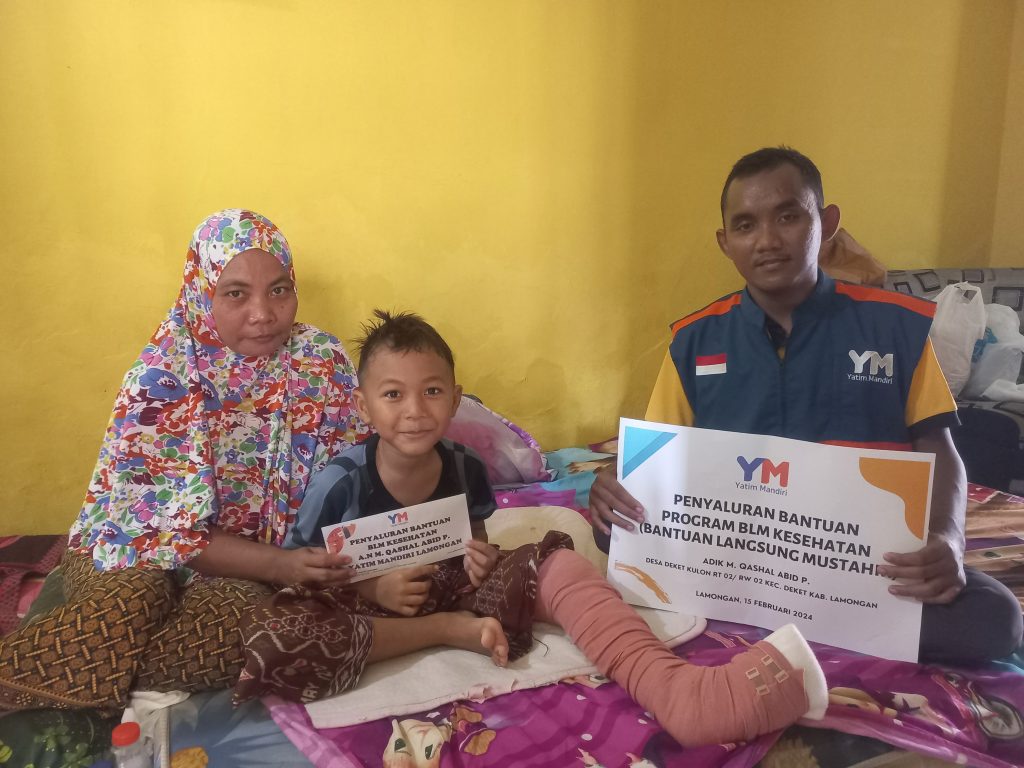 Gulirkan Bantuan Kesehatan Untuk Adik Yatim Piatu Lamongan