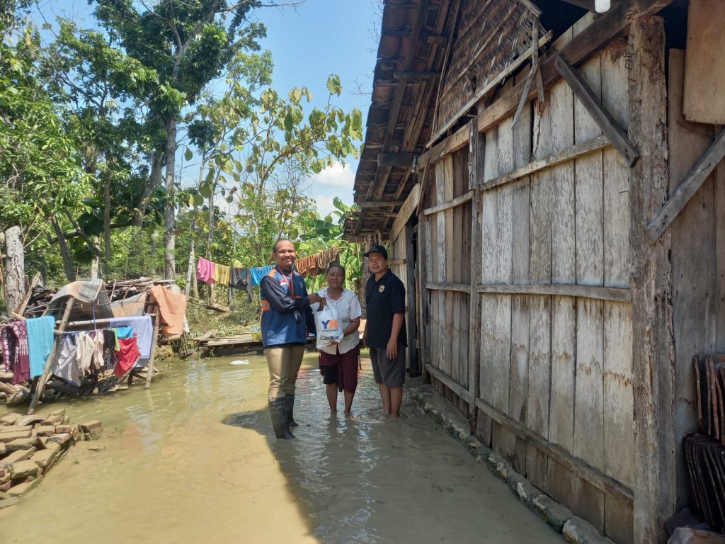 Peduli Banjir Grobogan, Yatim Mandiri Kirim Bantuan Logistik
