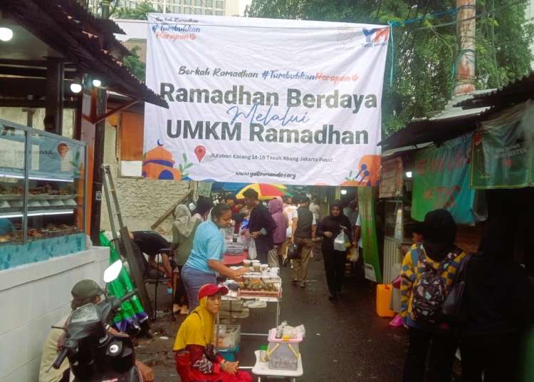 Bareng Lazis Baitul Karim,yatim Mandiri Jakarta Buka Bazar Umkm Ramadhan 