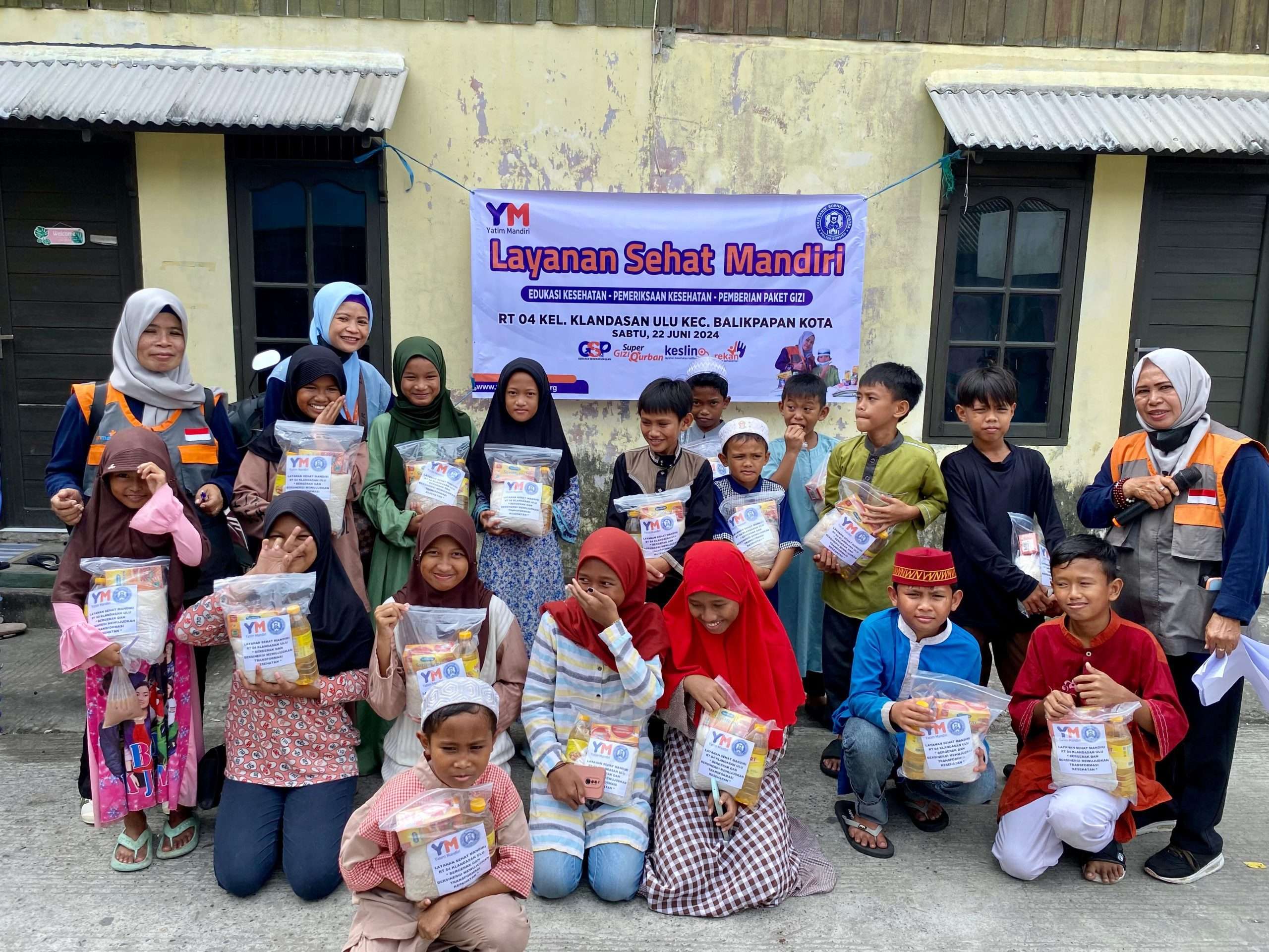 Gelar Layanan Sehat Mandiri untuk Yatim dan Dhuafa Balikpapan