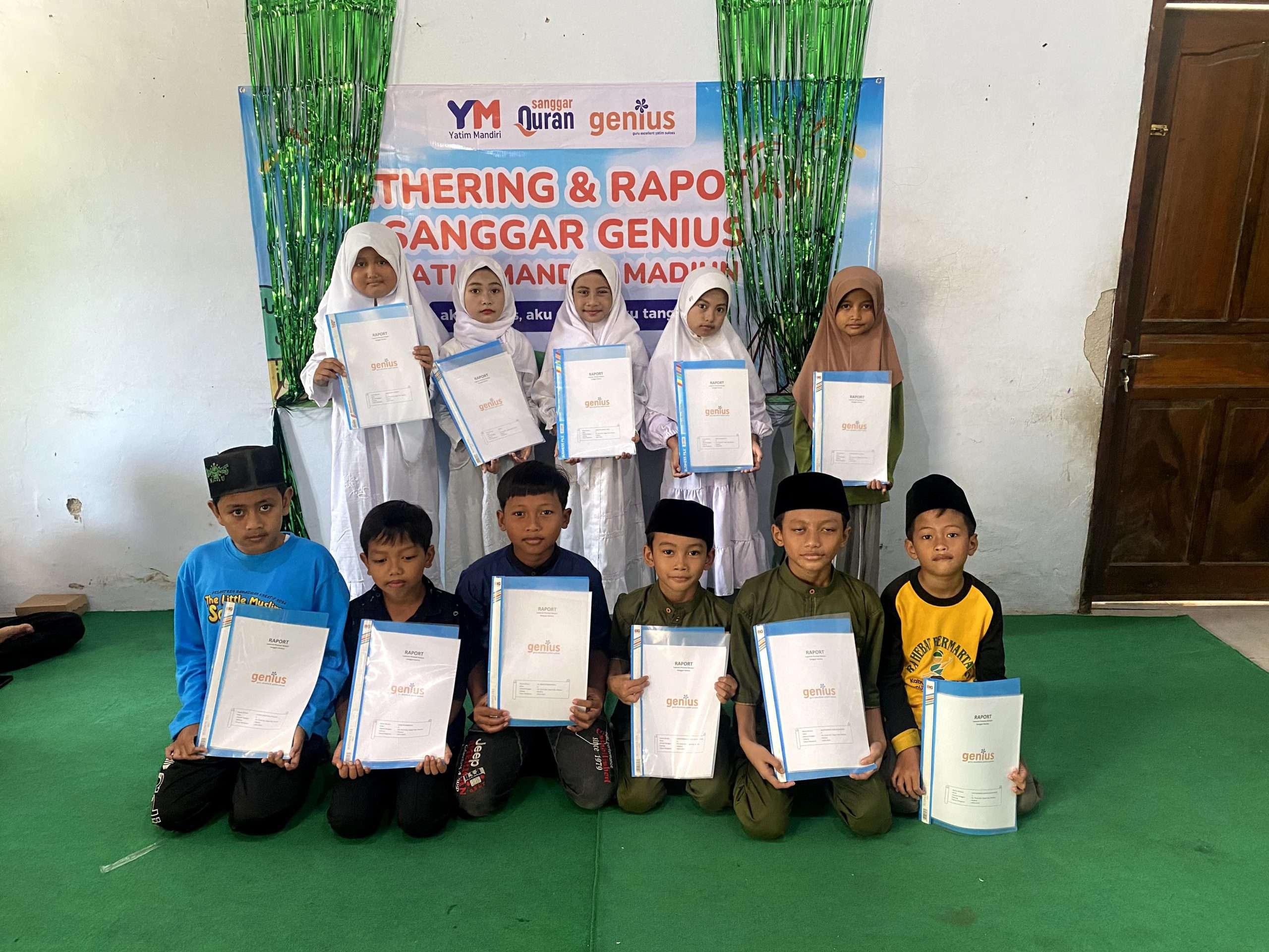 Gathering dan Rapotan Anak Binaan Sanggar Genius Madiun 