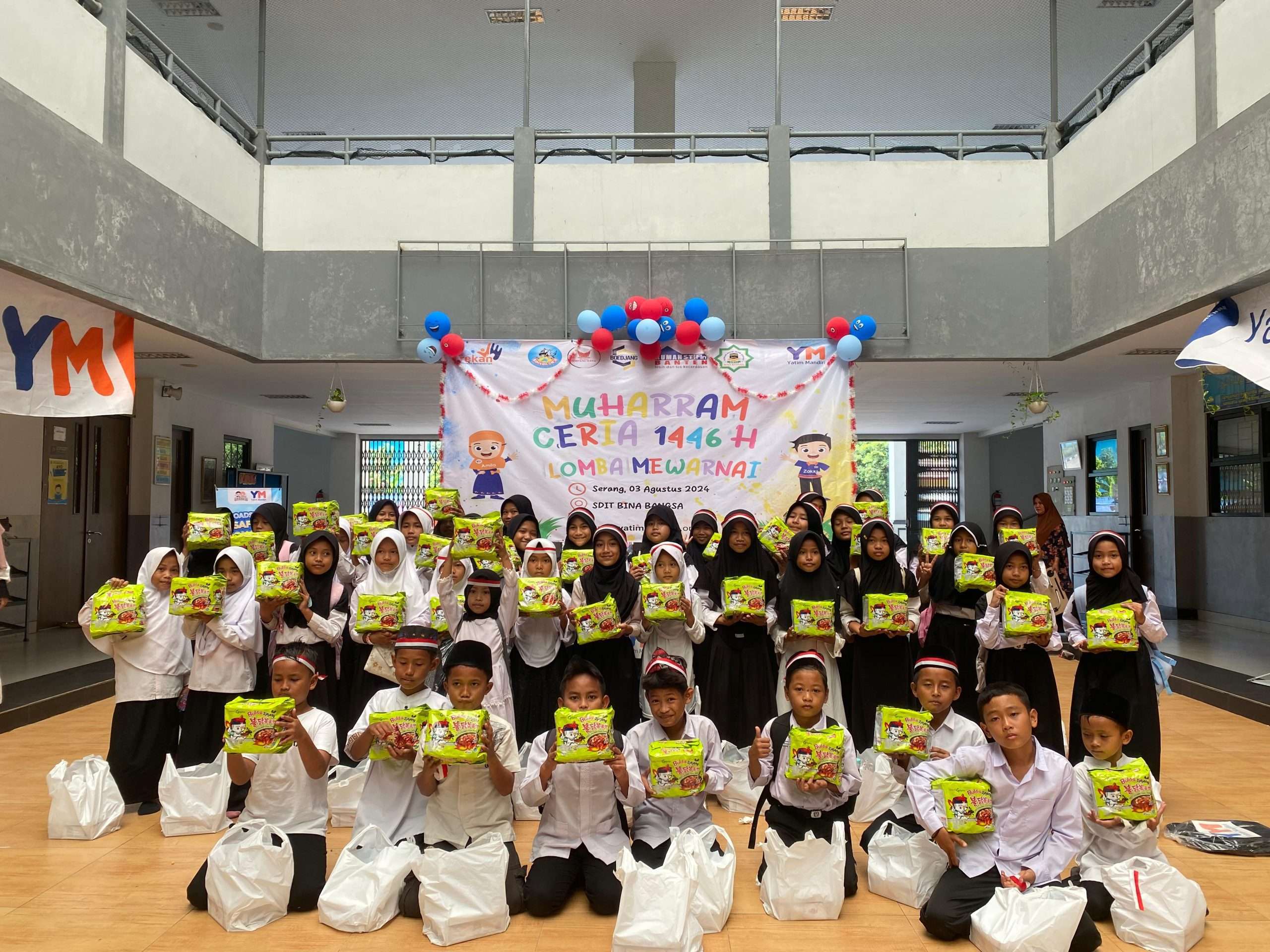 Adakan Lomba Mewarnai Binaan Yatim Mandiri Serang