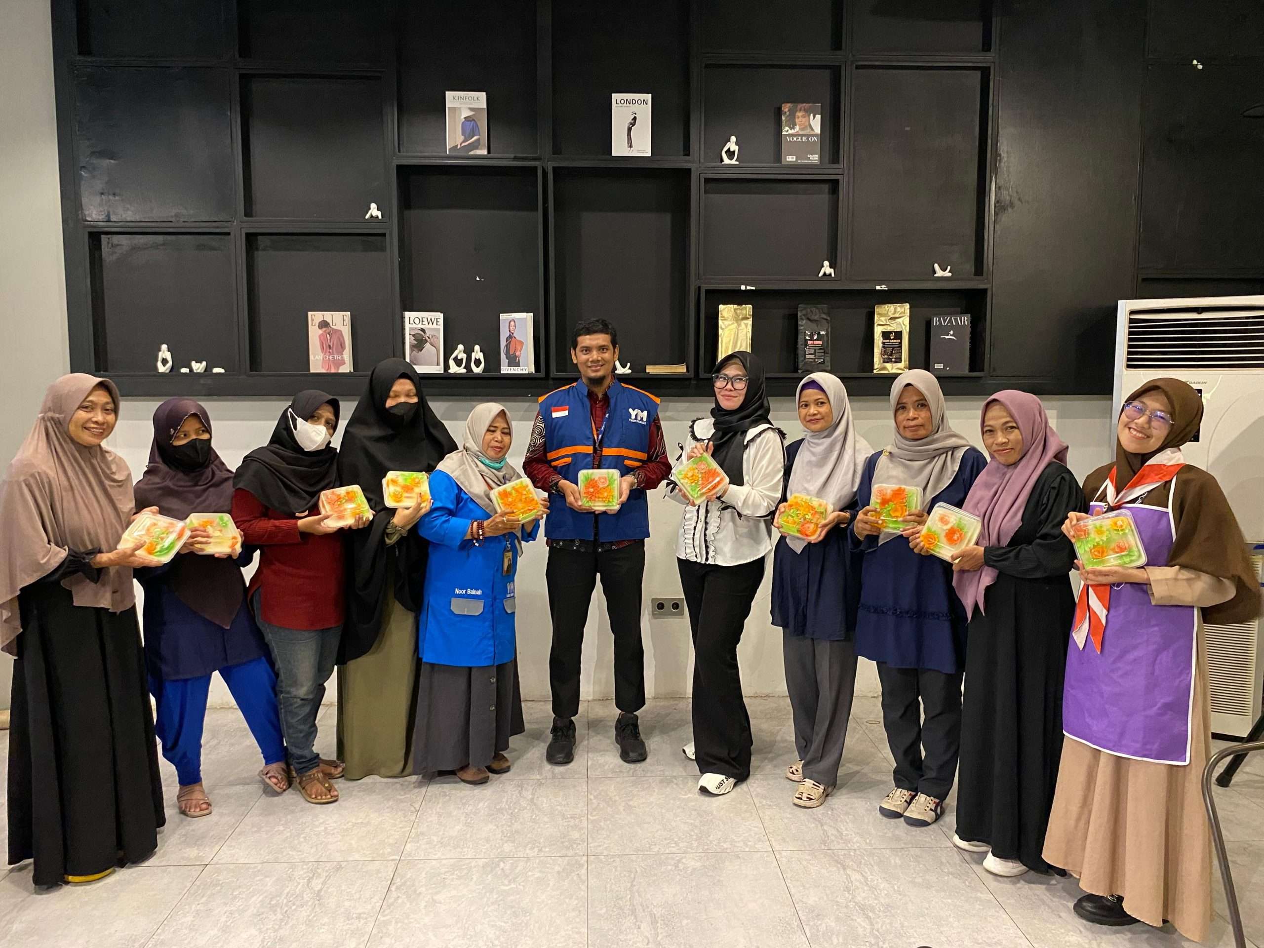 Bunda BISA Balikpapan Ikuti Workshop Produk Jelly Art 