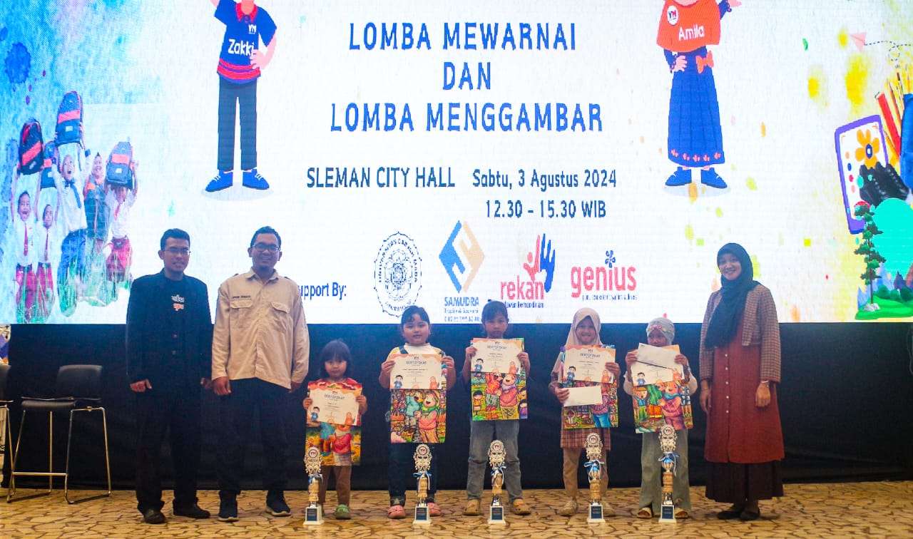 Gelar Lomba Mewarnai dan Menggambar di Sleman City Hall