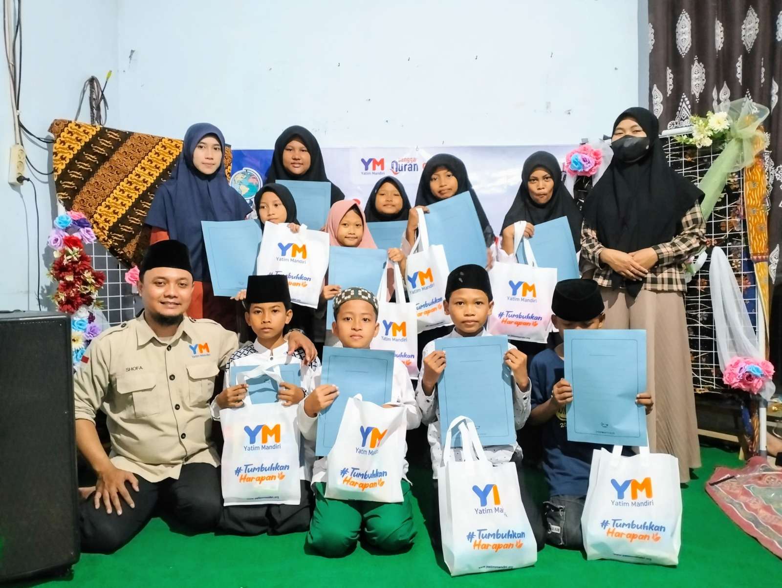 Rapotan dan Gathering Sanggar Binaan Yatim Mandiri Nganjuk