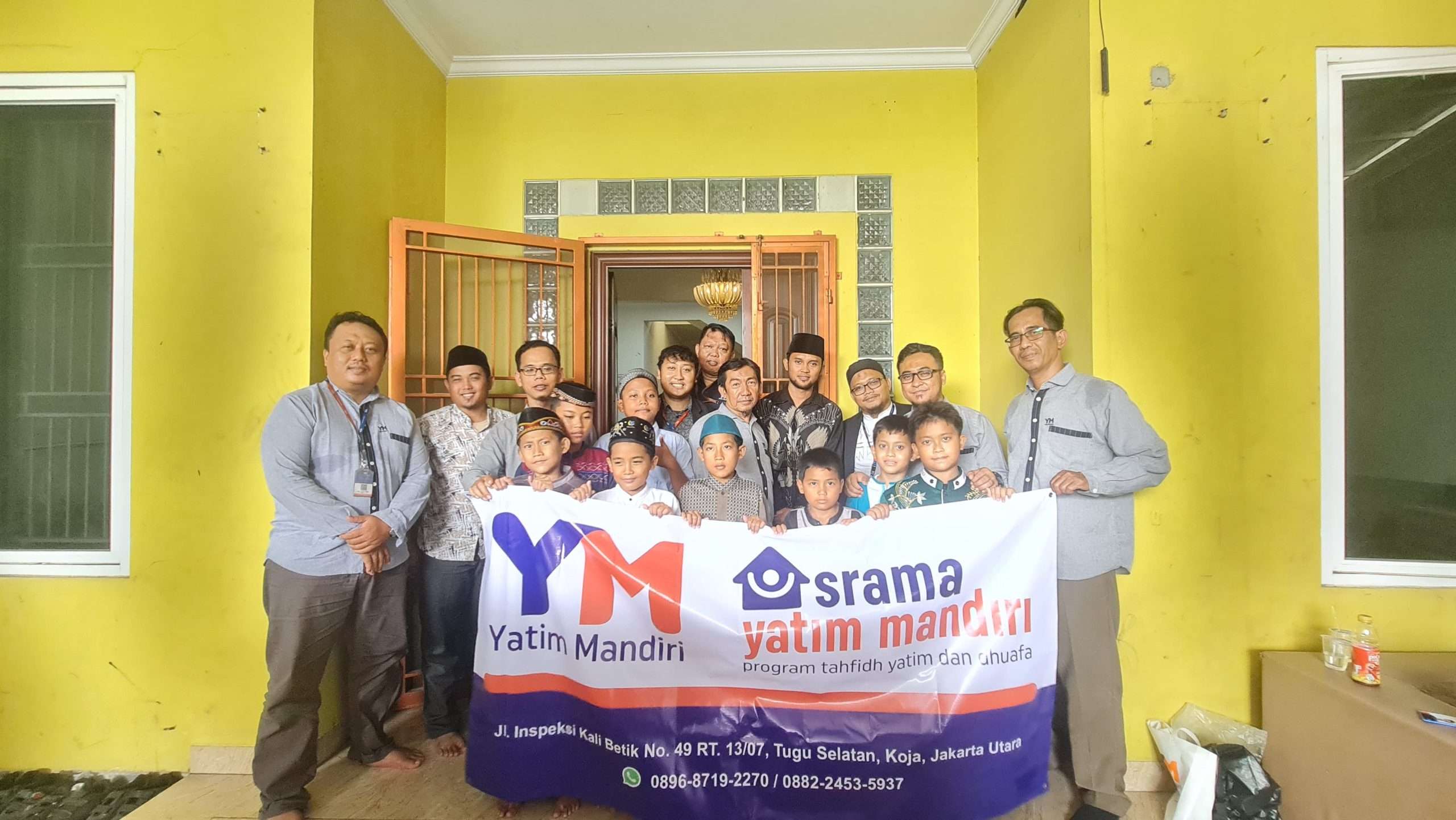 Resmikan Asrama Yatim Mandiri Jakarta dan Beri Tas Sekolah