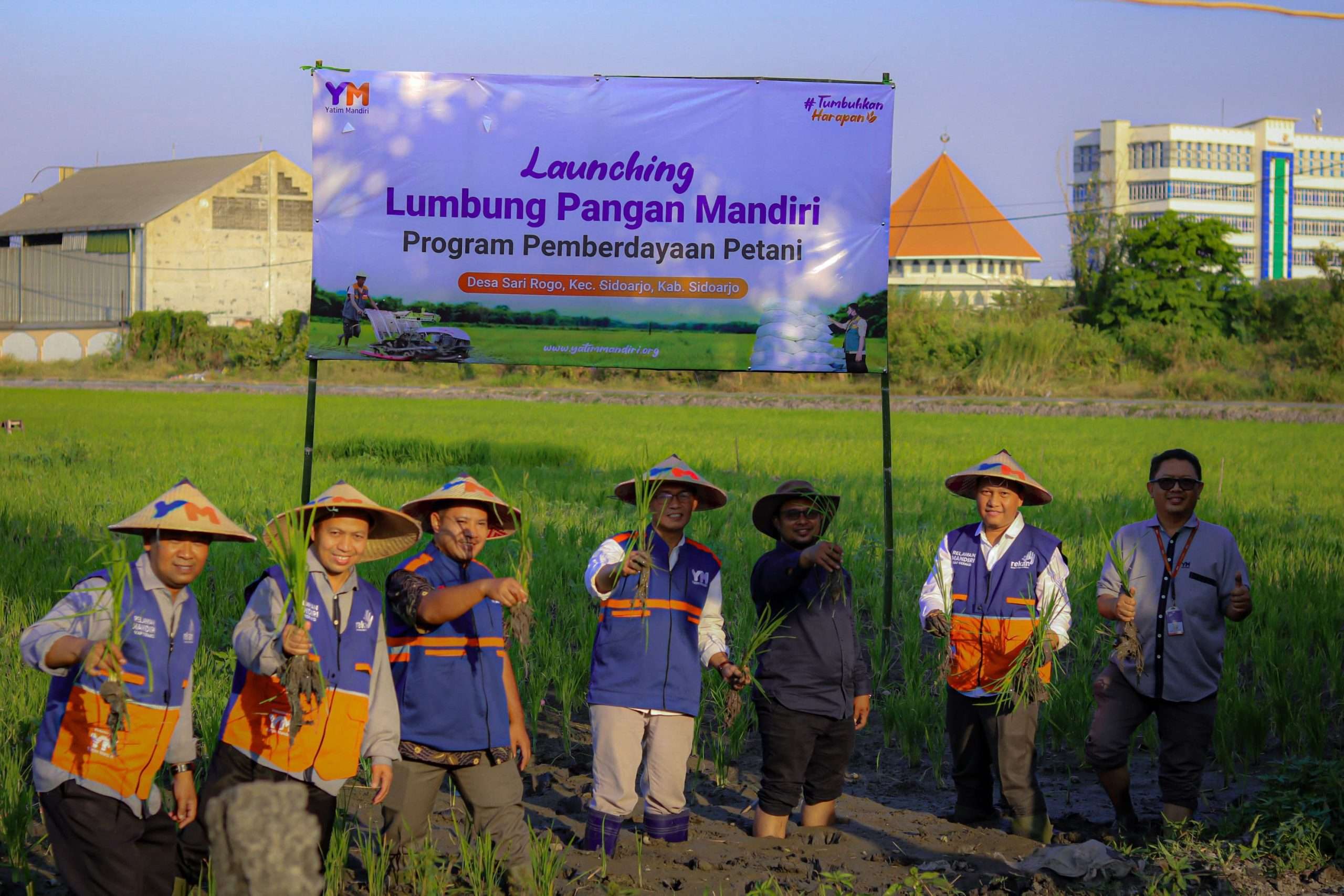 Yatim Mandiri Luncurkan Lumbung Pangan Mandiri di Sidoarjo