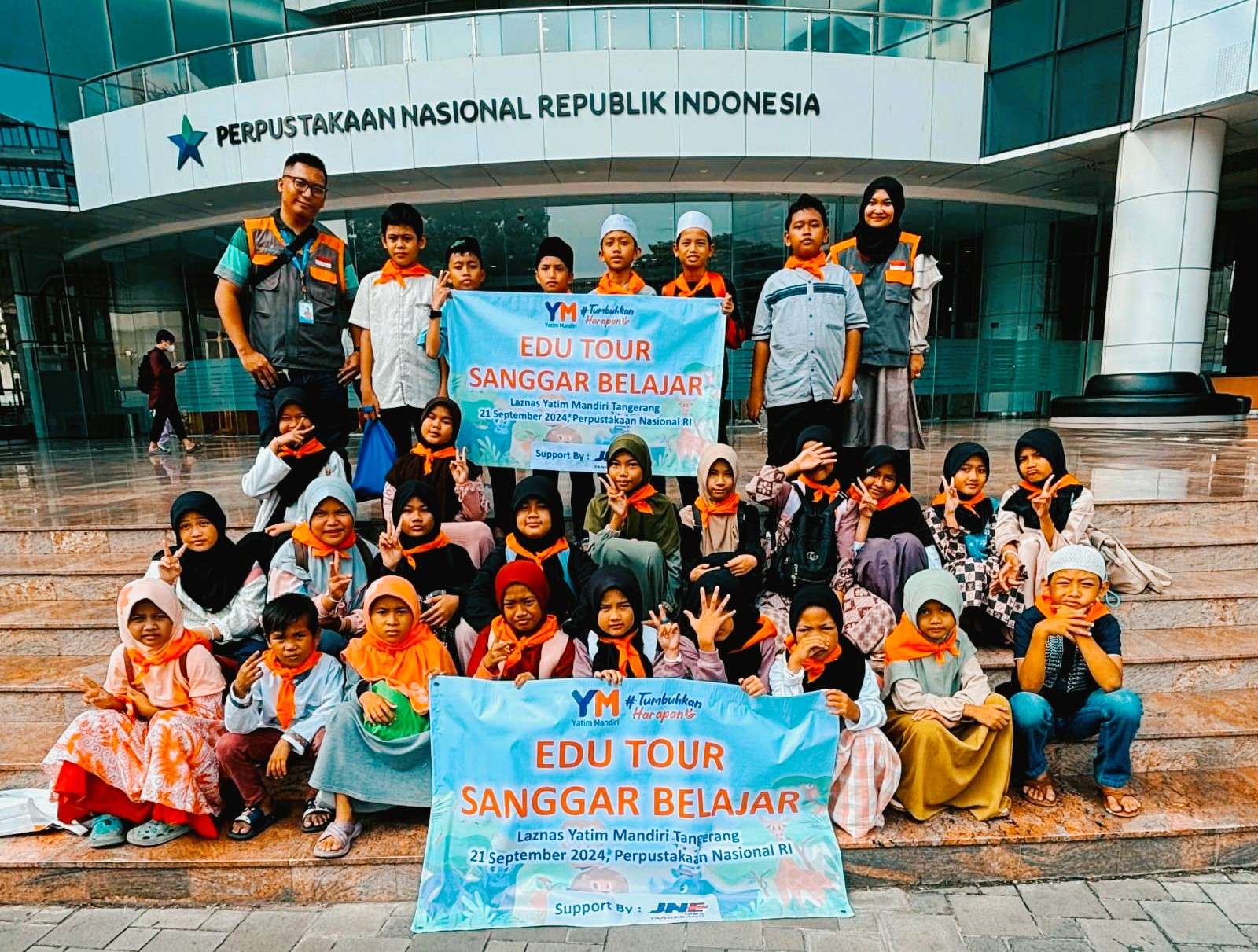 Ajak Anak Binaan Tangerang Kunjungi Perpustakaan Nasional RI