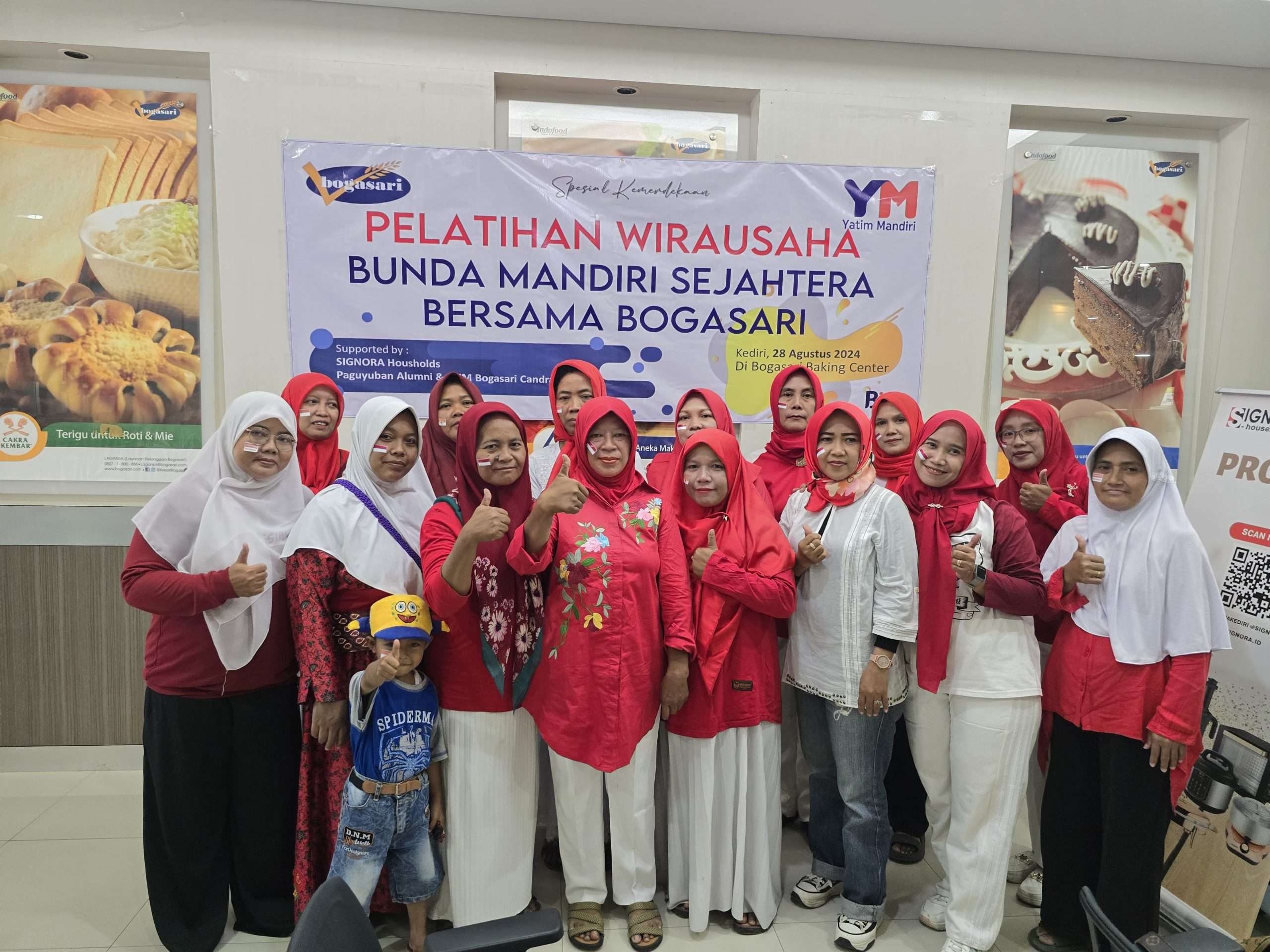 Bareng Bogasari, Bunda BISA Kediri Ikuti Pelatihan Wirausaha 