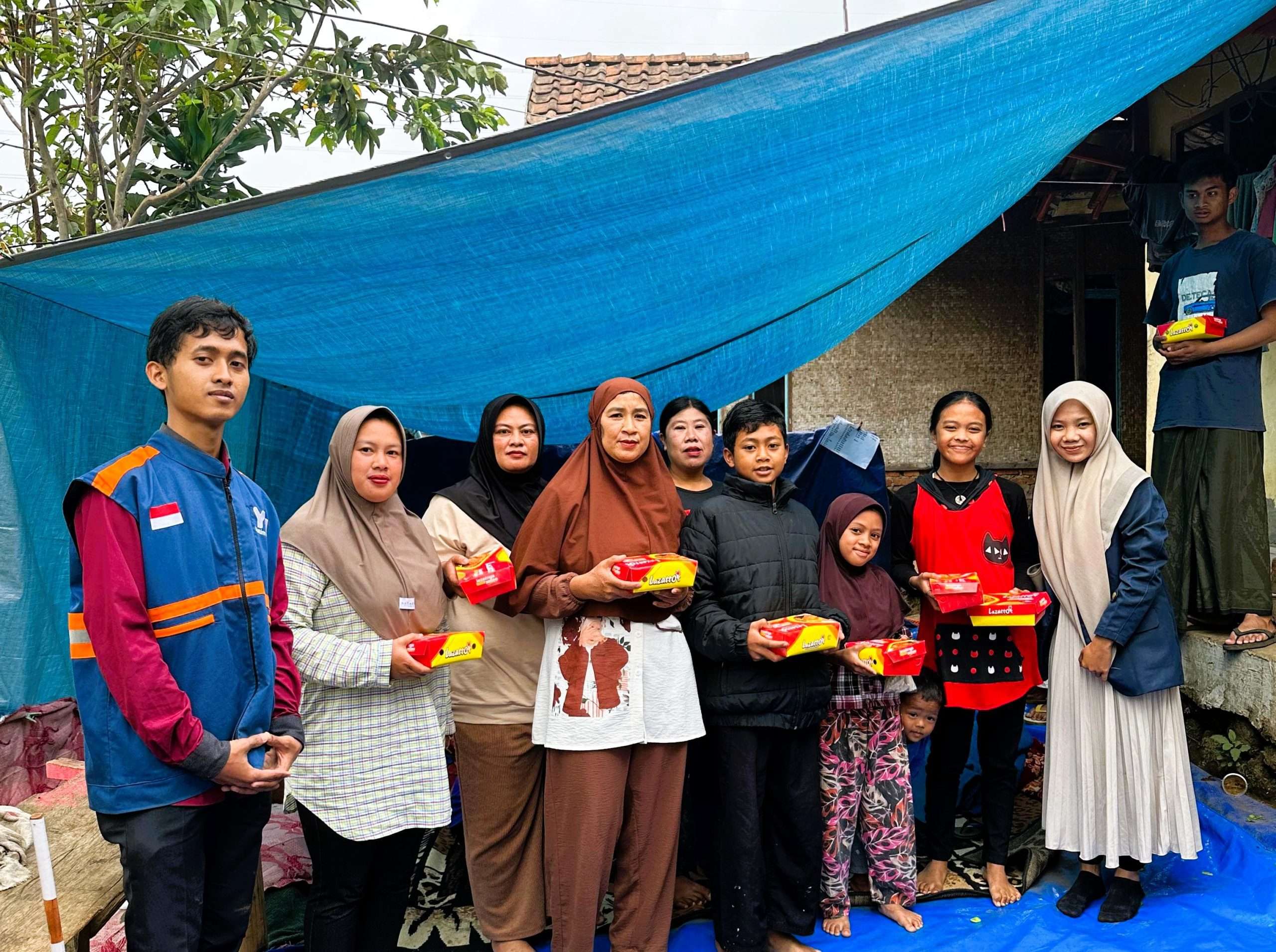 Respon Gempa Bandung, Yatim Mandiri Salurkan Bantuan Logistik