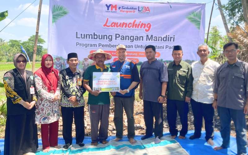 LAZ Yatim Mandiri Luncurkan Program Lumbung Pangan Mandiri di Lumajang untuk Dorong Kemandirian Pangan