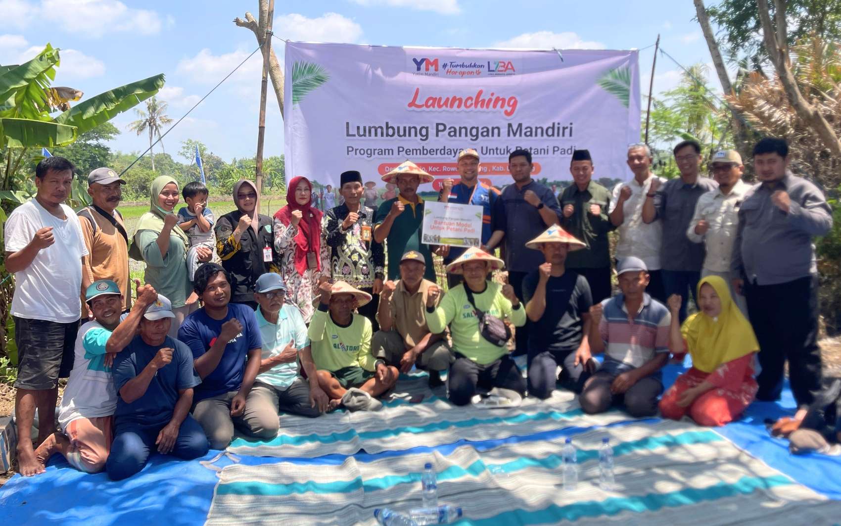 Lumbung pangan Yatim Mandiri Lumajang Indonesia