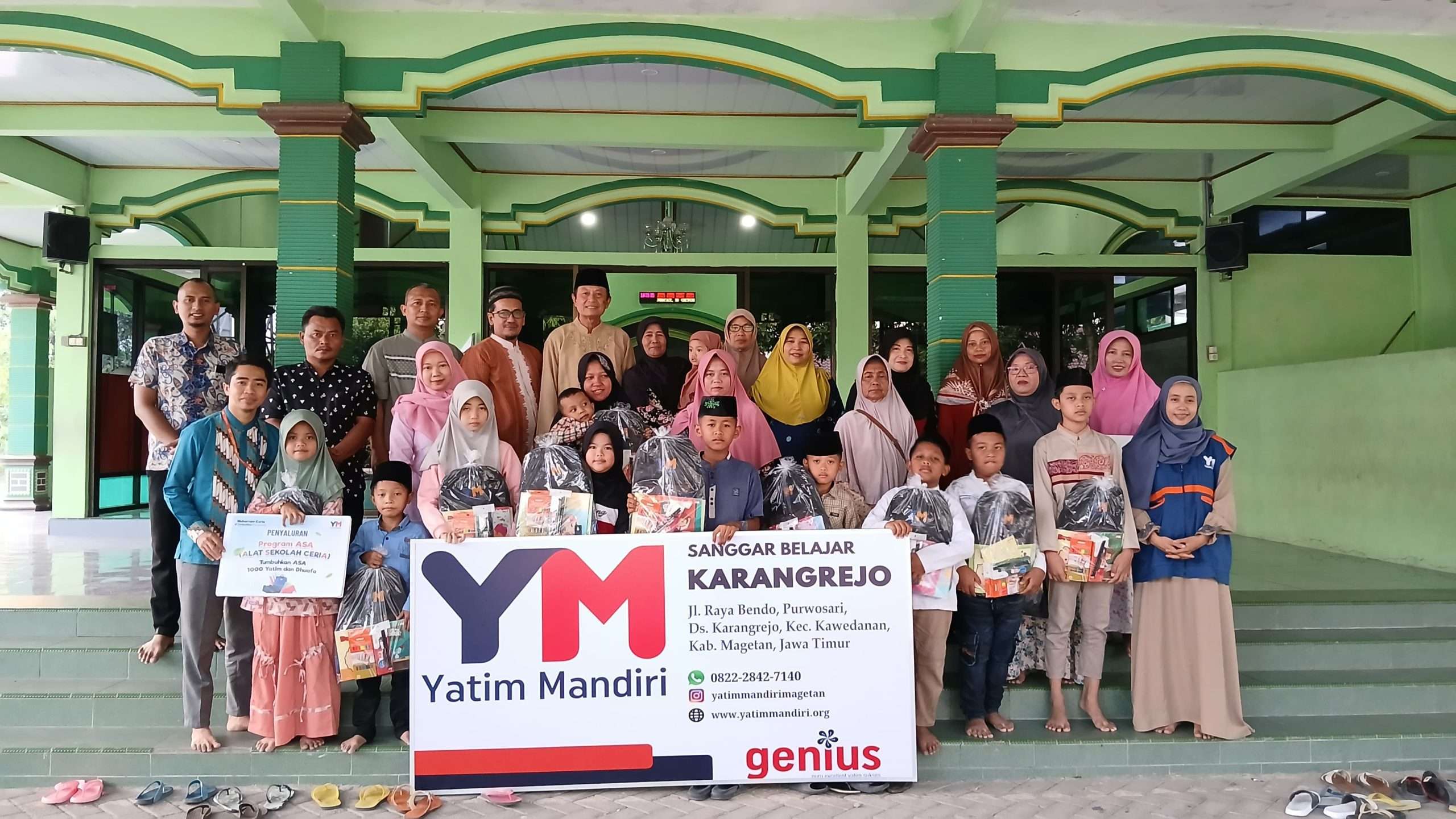 Pembukaan Sanggar Genius untuk Yatim Dhuafa di Magetan