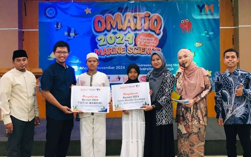 Laznas Yatim Mandiri Surabaya dan Unair Gelar Olimpiade Matematika dan Al-Quran 2024