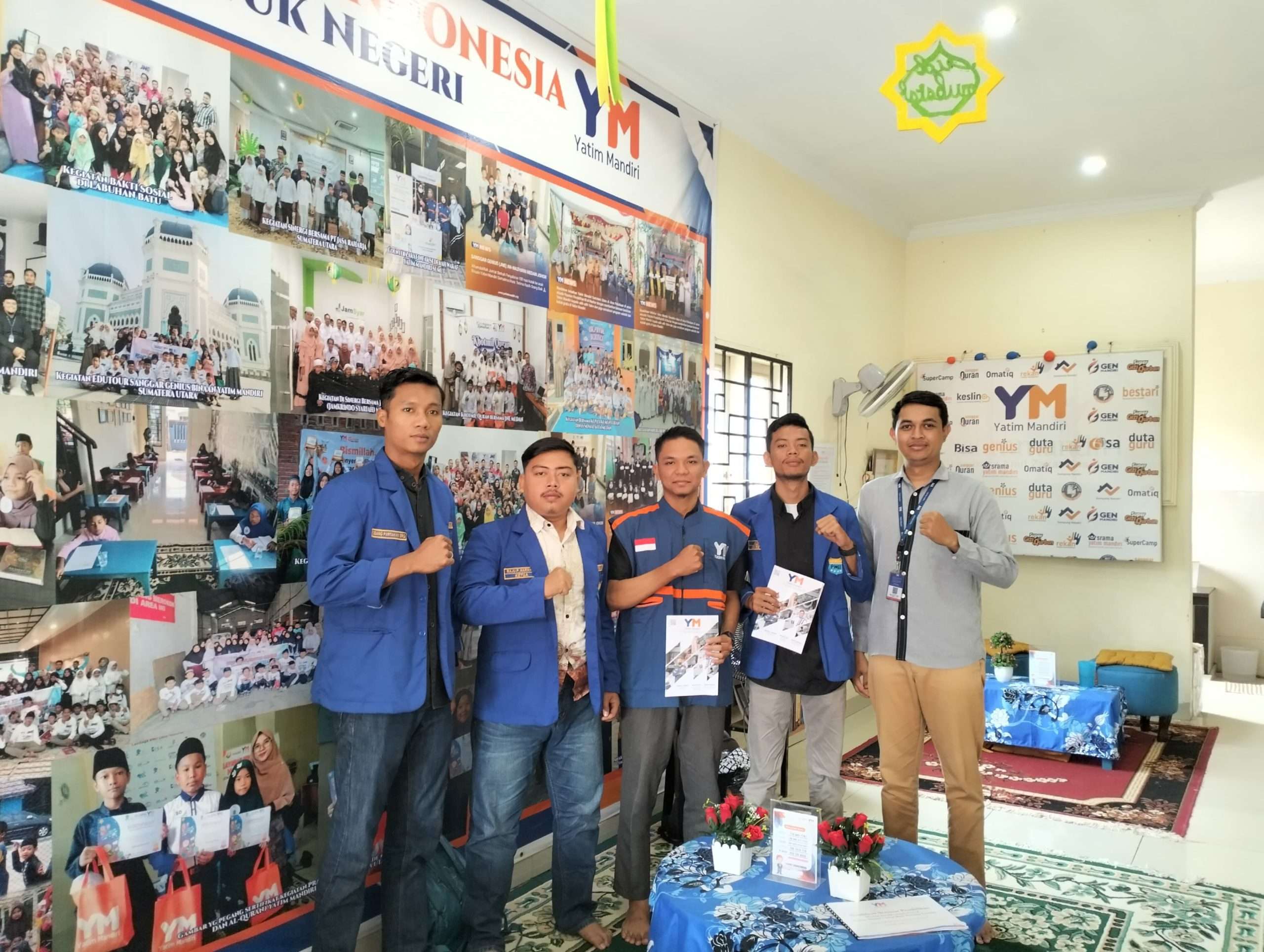 PMII UINSU dan Yatim Mandiri Sumut Bahas Kolaborasi Program