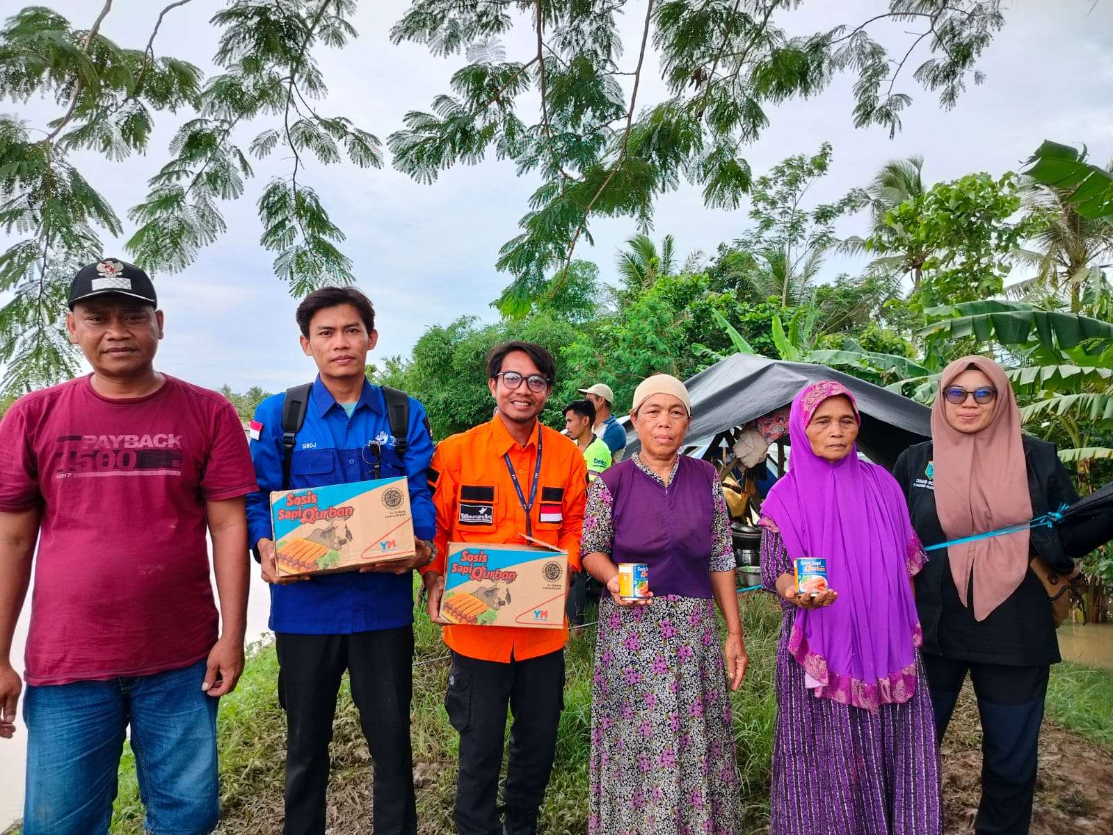 Bantuan Paket Gizi untuk Penyintas Banjir di Pandeglang