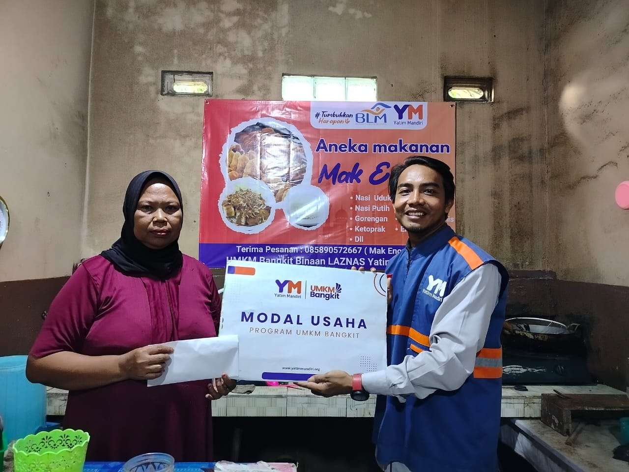 Gulirkan Bantuan UMKM Bangkit untuk Bunda Yatim Serang