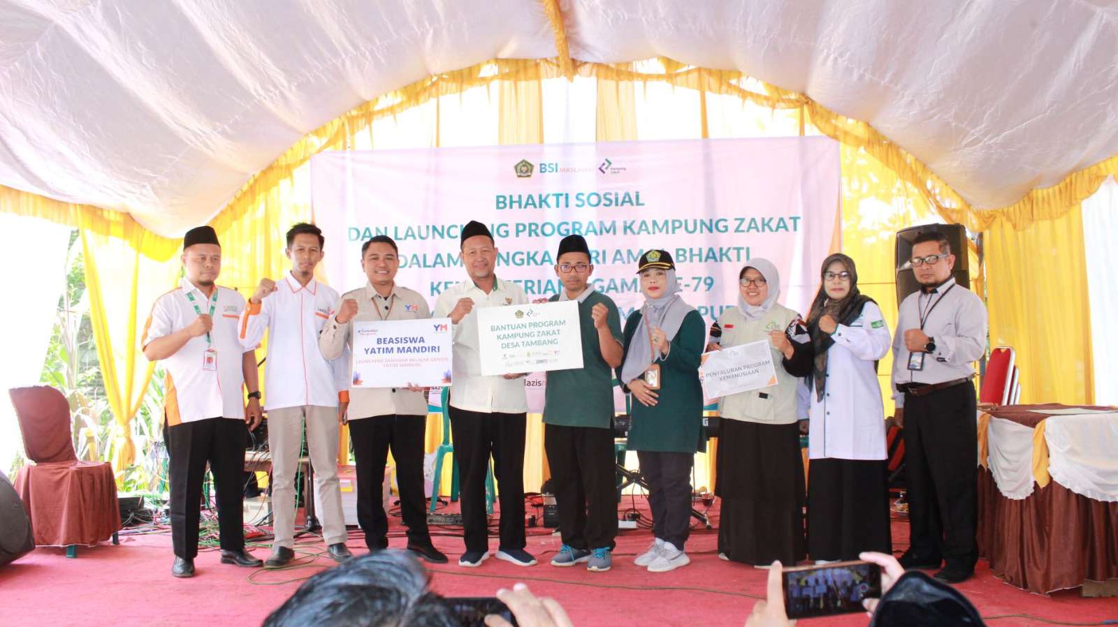 Launching Program Pemberdayaan Kampung Zakat di Ponorogo