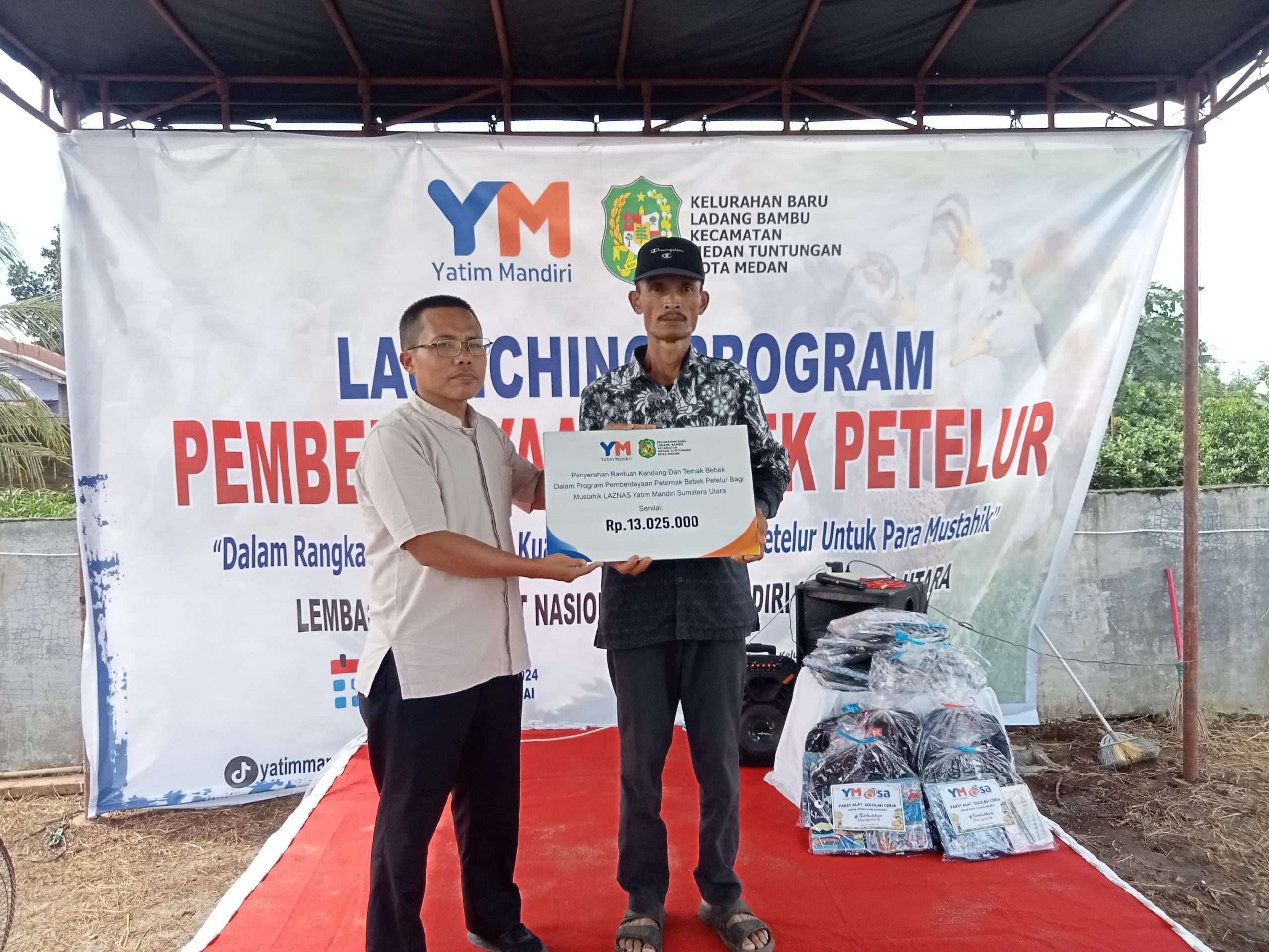 Launching Program Pemberdayaan Peternak Bebek Telur di Medan