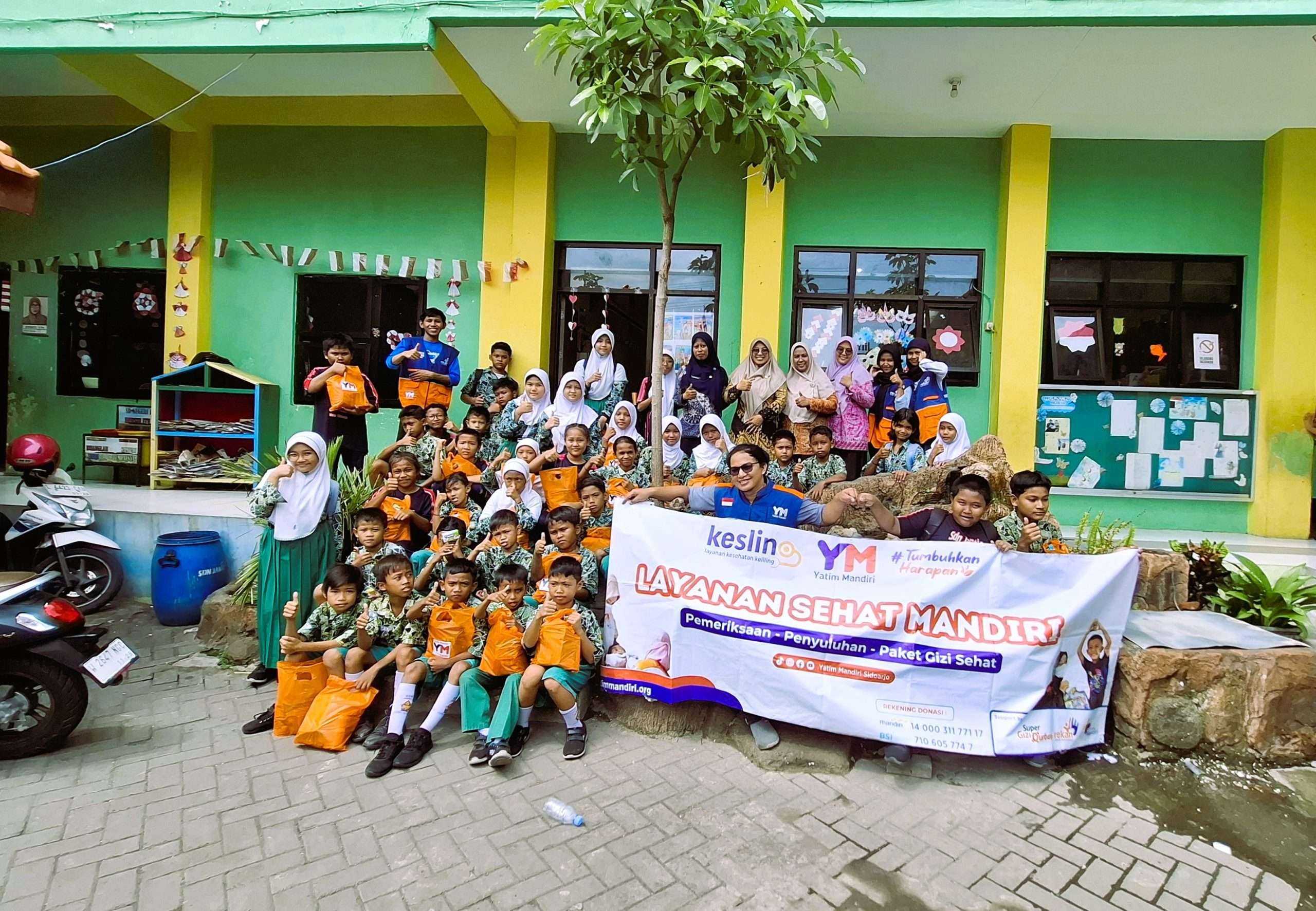 Layanan Sehat Mandiri Hadir Sapa Yatim dan Dhuafa di Sidoarjo