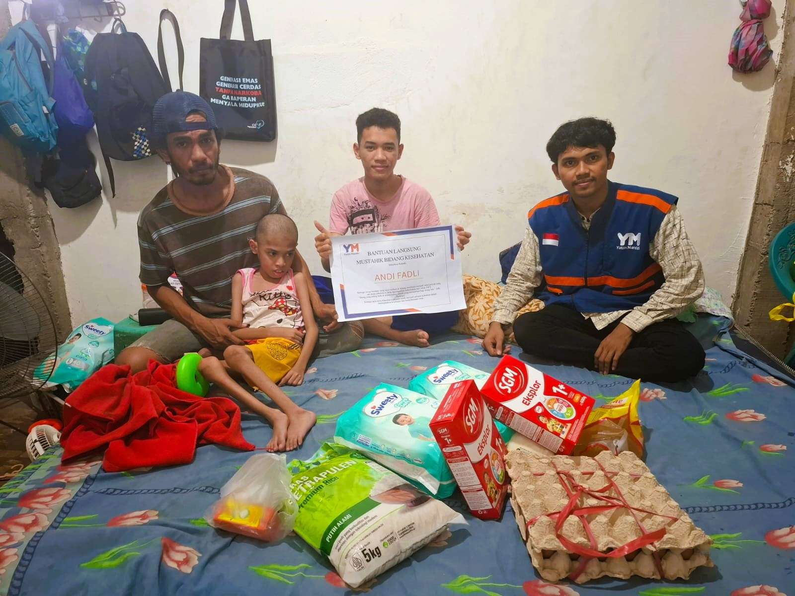 Gulirkan Bantuan Kesehatan untuk Anak Stunting di Makassar