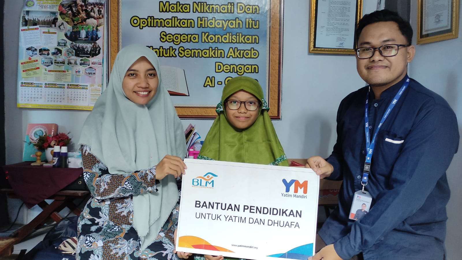 Gulirkan Bantuan Pendidikan untuk Pelajar Yatim Dhuafa Kediri