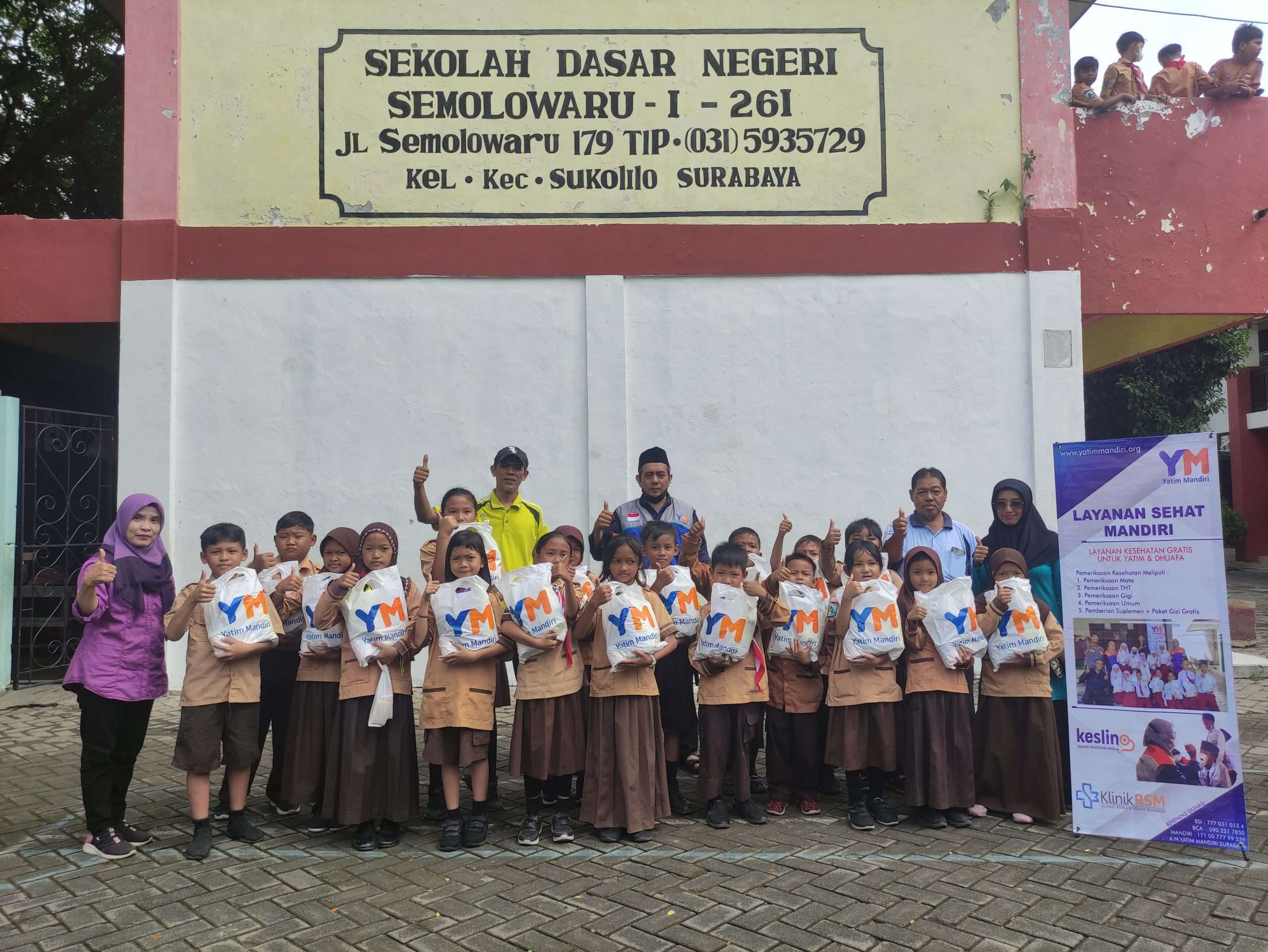 Layanan Sehat Mandiri Hadir Sapa Yatim dan Dhuafa di Surabaya