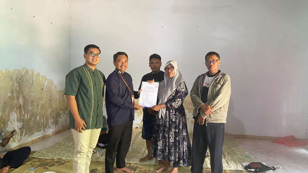 Penandatanganan Rumah Wakaf Asrama Yatim mandiri Ponorogo