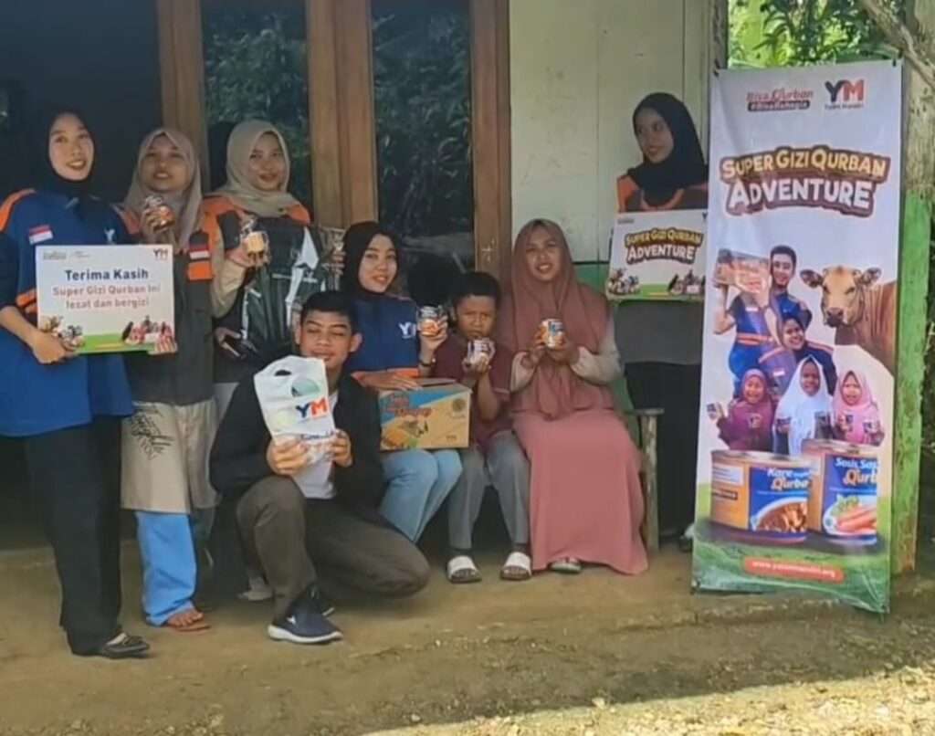 Yatim Mandiri Tuban Hadirkan Kebaikan Super Gizi Qurban (SGQ) Hingga Pelosok Desa