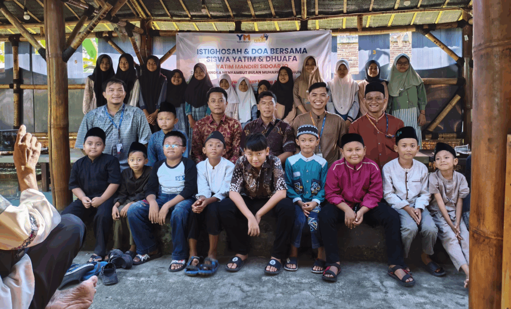 Istighosah dan Doa Bersama Binaan Yatim dan Dhuafa Yatim Mandiri Sidoarjo
