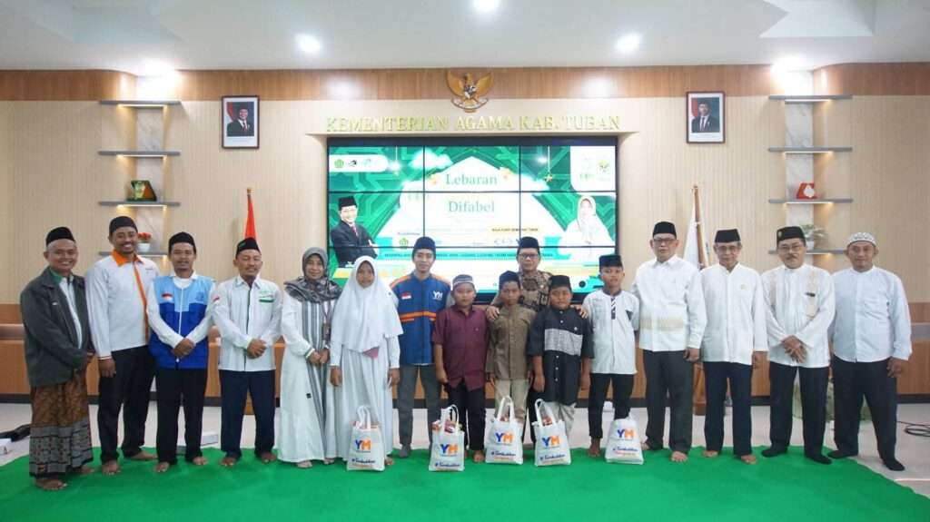 Peaceful Muharram, Kemenang dan Yatim Mandiri Tuban Hadirkan Bantuan untuk Yatim dan Difabel