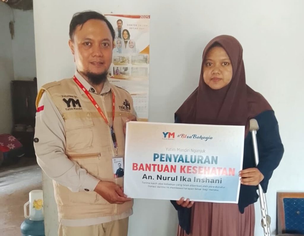 Yatim Mandiri Nganjuk Ukir Kebahagiaan Lewat Bantuan Kesehatan dan Pendidikan