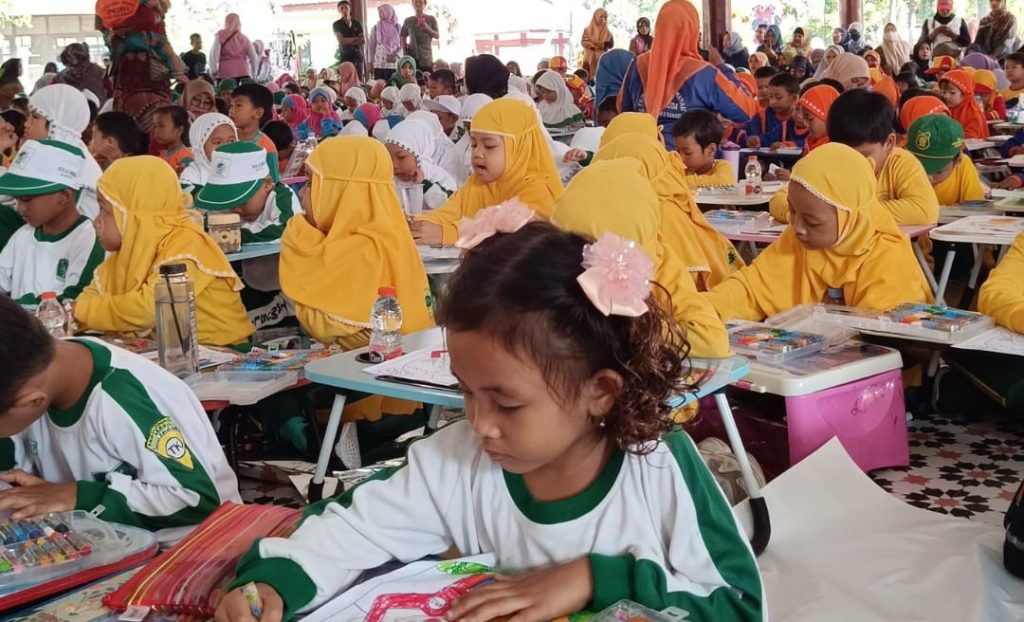 Bersama IGTKI, Yatim Mandiri Pasuruan Helat Lomba Mewarnai Tingkat TK