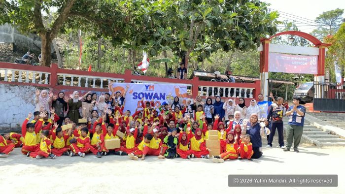 Yatim Mandiri Kepanjen Gelar Bakti Sosial Sowan Deso di SDN 6 Kedungsalam