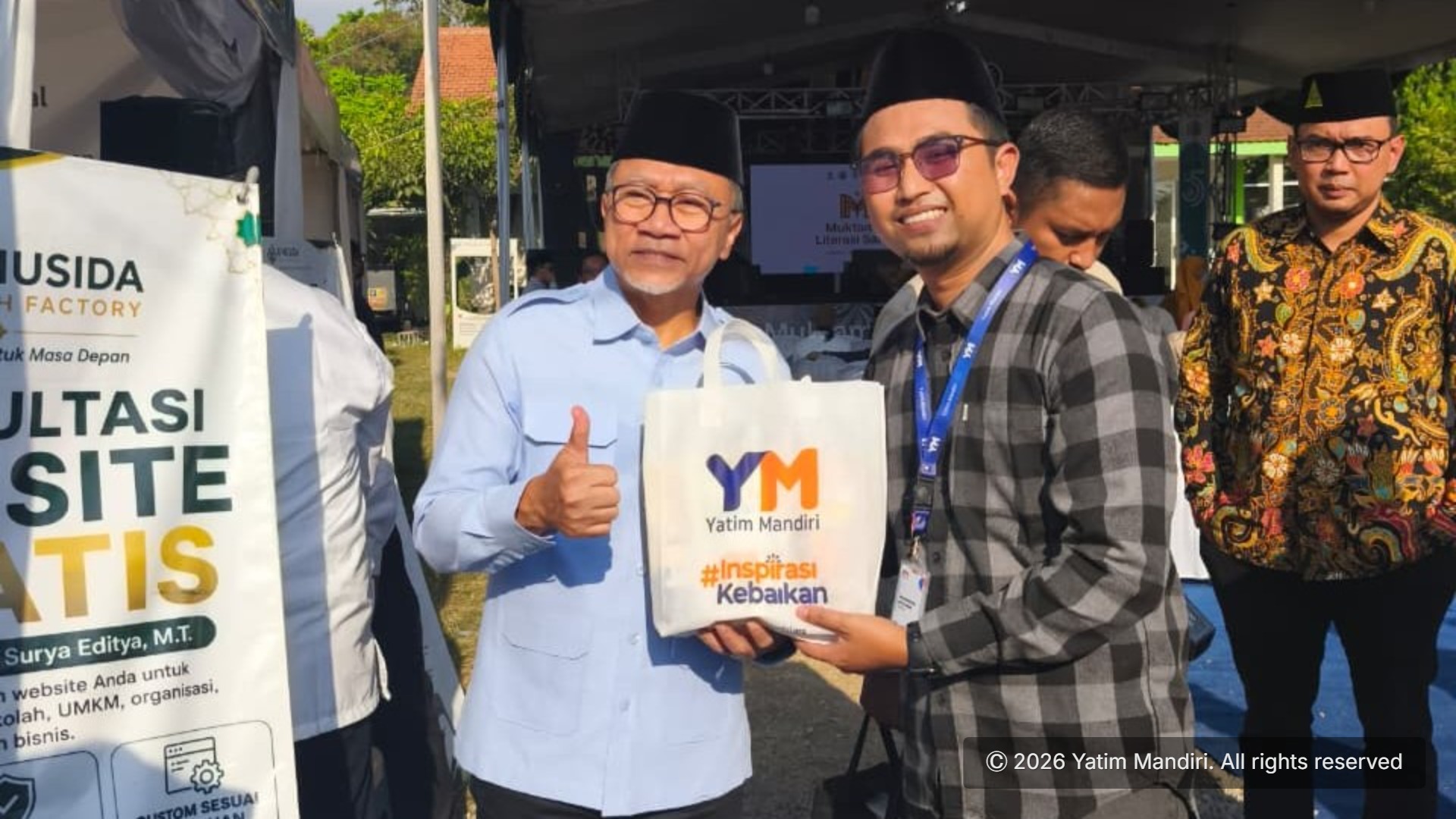 Yatim Mandiri Ambil Peran di Muktamar ke-35 Nahdlatul Ulama, Wujudkan Pelayanan untuk Umat