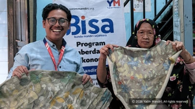BISA Ecoprint Yatim Mandiri Bandung Kembangkan Inovasi Kulit, Buka Peluang Produk Kreatif Sepatu dan Tas