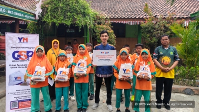 Yatim Mandiri Solo Hadirkan 67 Paket Sembako dan Gizi untuk Anak Yatim dan Dhuafa